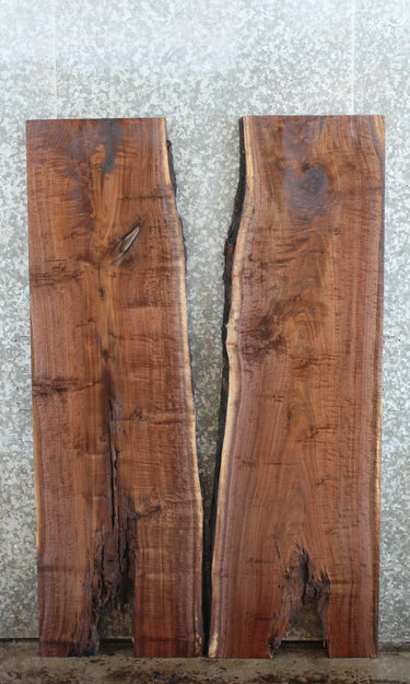 2- Live Edge Black Walnut Kitchen/Dining Table Top 4539-4540